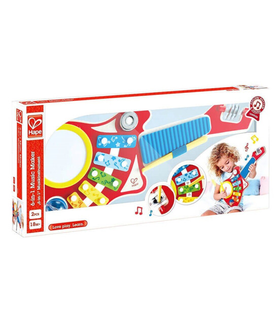 Hape 6in1 Oyuncak Müzik Aleti