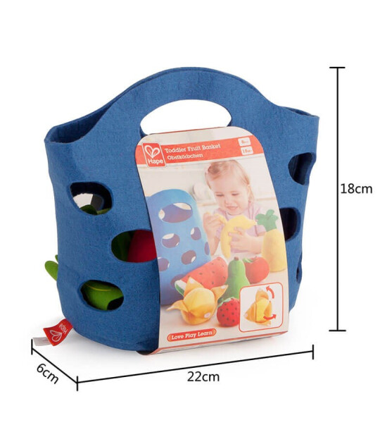 Hape Toddler Oyuncak Meyve ve Kovası