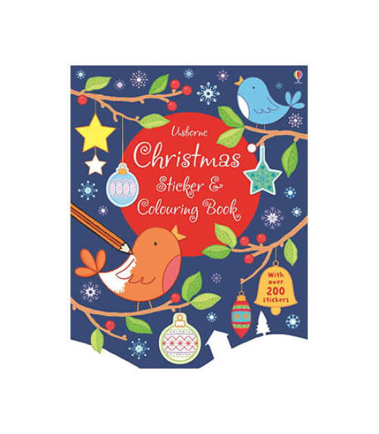 Christmas Sticker and Colouring Book