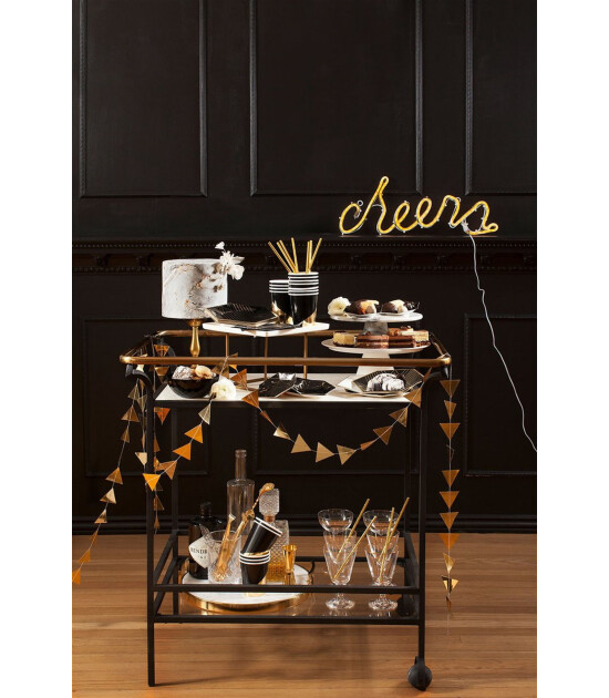 Harlow & Grey Noir Black Bardak 8'li