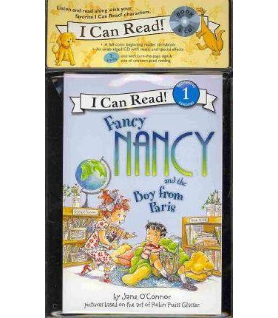 Harper Collins Fancy Nancy and the Boy from Paris Book and CD
