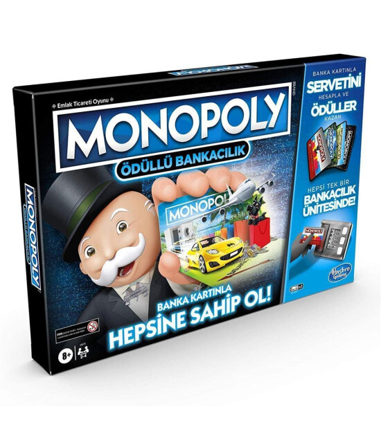 Hasbro Monopoly Ödüllü Bankacılık                                       