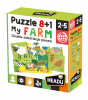 Headu Çift Taraflı Jumbo Puzzle Set // Çiftlik (4 Parça)