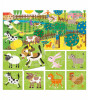 Headu Çift Taraflı Jumbo Puzzle Set // Çiftlik (4 Parça)