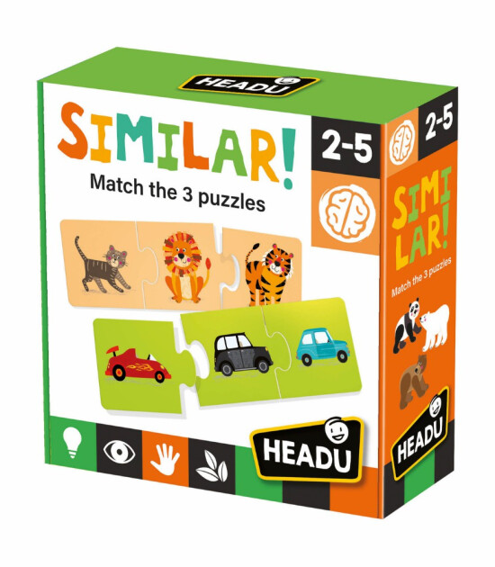 Headu Puzzle Set // Benzerini Bul (3 Parça)