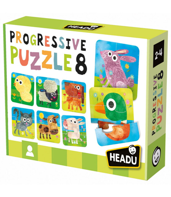 Headu Progressive Puzzle // Animals