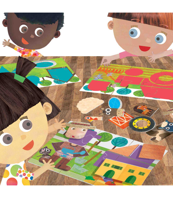 Headu Tactile Montessori Lotto For Kids