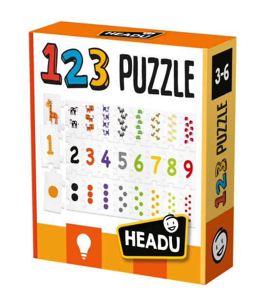 Headu Puzzle Say ve Eşleştir // 123