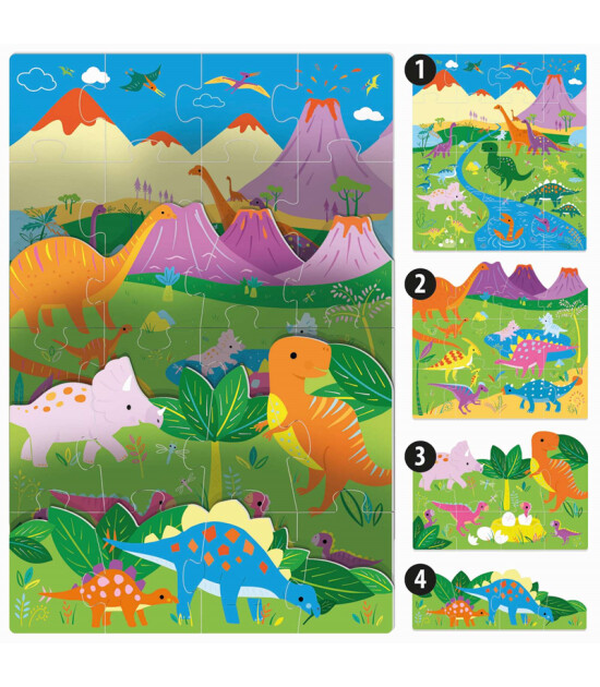 Headu Playrama Puzzle // Dinosaurs