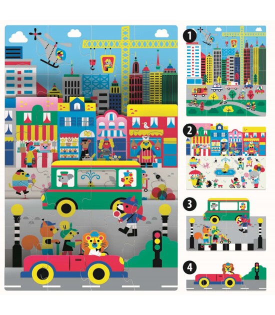 Headu Playrama Puzzle // The City