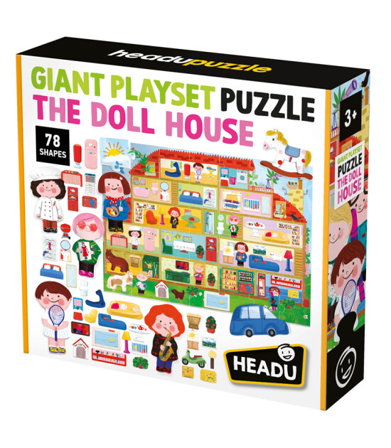 Headu Giant Playset Puzzle (42 Parça) // The Doll House