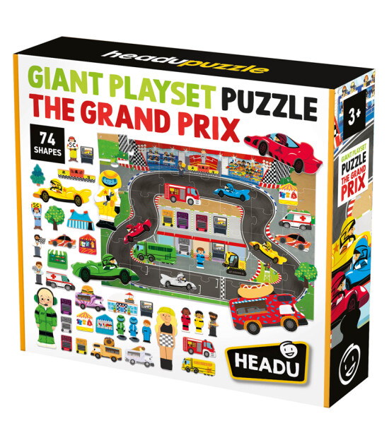 Headu Giant Playset Puzzle (42 Parça) // The Gran Prix