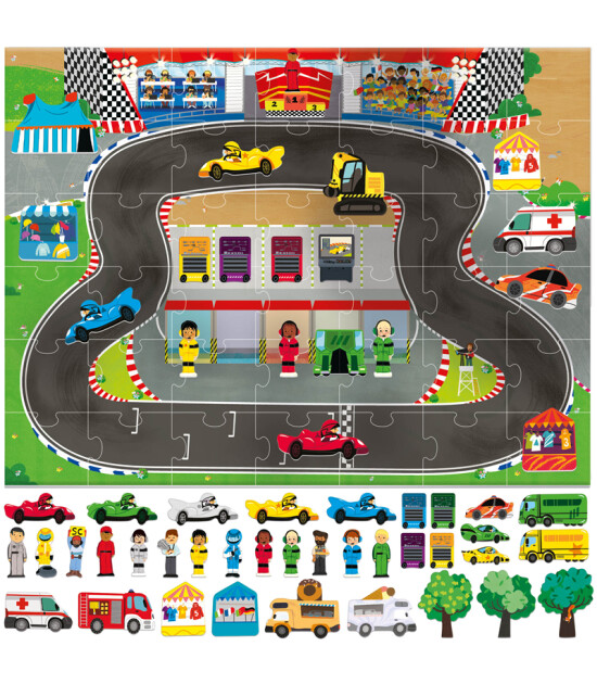 Headu Giant Playset Puzzle (42 Parça) // The Gran Prix