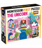 Headu Montessori First Puzzle The // Unicorn Wood