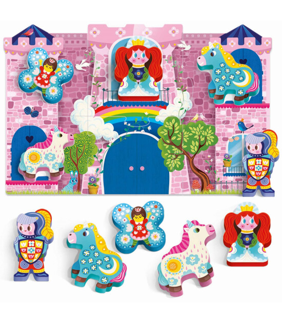Headu Montessori First Puzzle The // Unicorn Wood