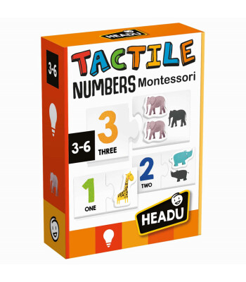Headu TACTILE NUMBERS MONTESSORI (3-6 YAŞ)