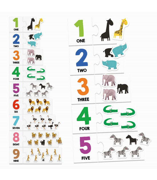 Headu TACTILE NUMBERS MONTESSORI (3-6 YAŞ)