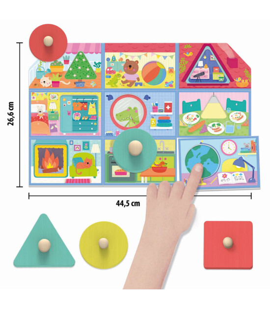Headu Baby Montessori // Shapes House