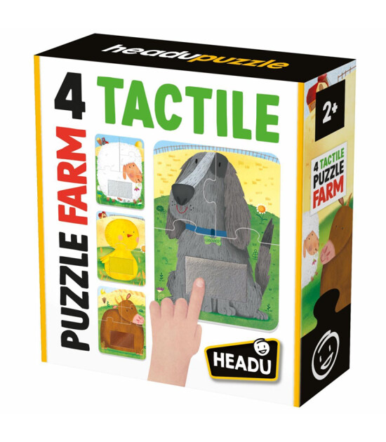Headu 4 TACTILE PUZZLE FARM (+2 YAŞ)