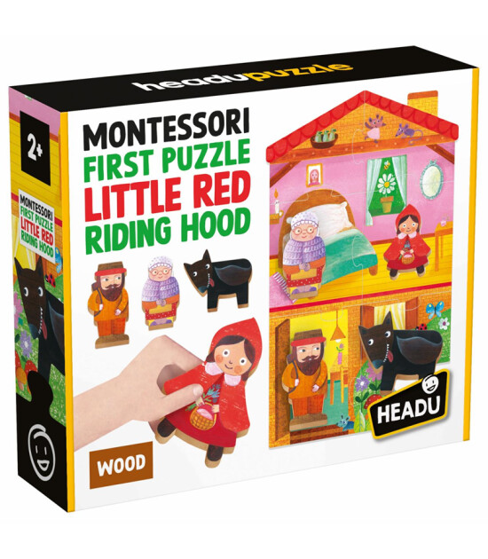 Headu MONTESSORI FIRST PUZZLE LITTLE RED RIDING HOOD