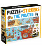 Headu PUZZLE + STICKERS THE PIRATES (+3 YAŞ)