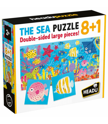 Headu Çift Taraflı Puzzle // Deniz Hayvanları