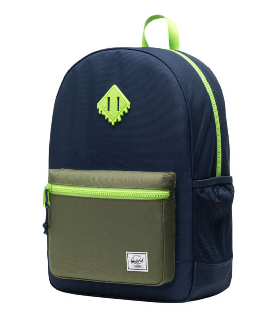 Herschel Heritage™ Youth Backpack Sırt Çantası // Navy - Neon Green
