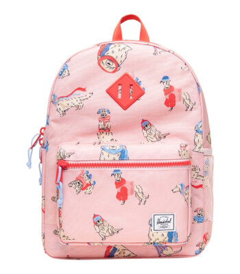 Herschel Heritage Kids Sırt Çantası // Köpek Desenli - Pembe (15 L)