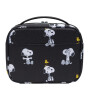 Herschel X Peanuts Pop Quiz Termal &Ccedil;anta // Snoopy and Woodstock Black