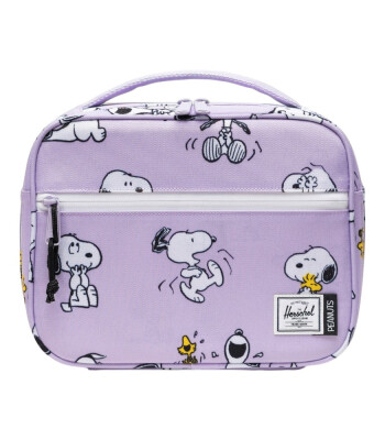 Herschel X Peanuts Pop Quiz Termal Çanta // Snoopy and Woodstock Pastel Lilac