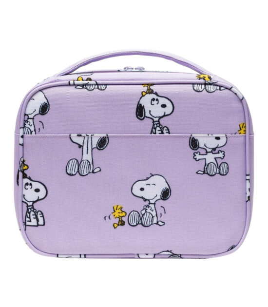 Herschel X Peanuts Pop Quiz Termal &Ccedil;anta // Snoopy and Woodstock Pastel Lilac