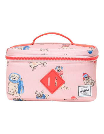 Herschel Heritage Beslenme &Ccedil;antası // K&ouml;pek Desenli - Pembe