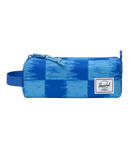 Herschel Settlement Pencil Case Kalem Kutu // Check Yourself Dazzling Blue