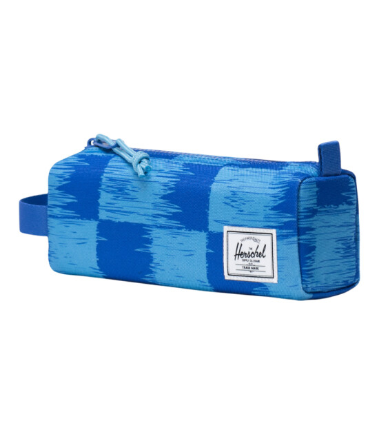 Herschel Settlement Pencil Case Kalem Kutu // Check Yourself Dazzling Blue