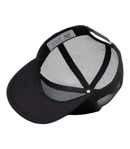 Herschel Whaler Cotton Mesh Cap Şapka // Black