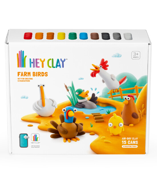 Hey Clay Hava ile Kuruyan Kil (15 Kutu) // Çiftlik Kuşları