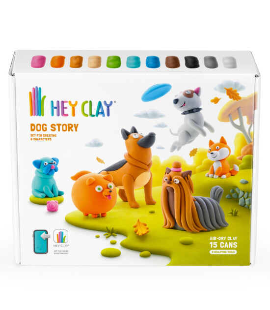 Hey Clay Hava ile Kuruyan Kil (15 Kutu) // Köpek Hikayesi