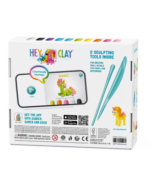 Hey Clay Hava ile Kuruyan Kil (15'li Kutu) // Rainbow Unicorns