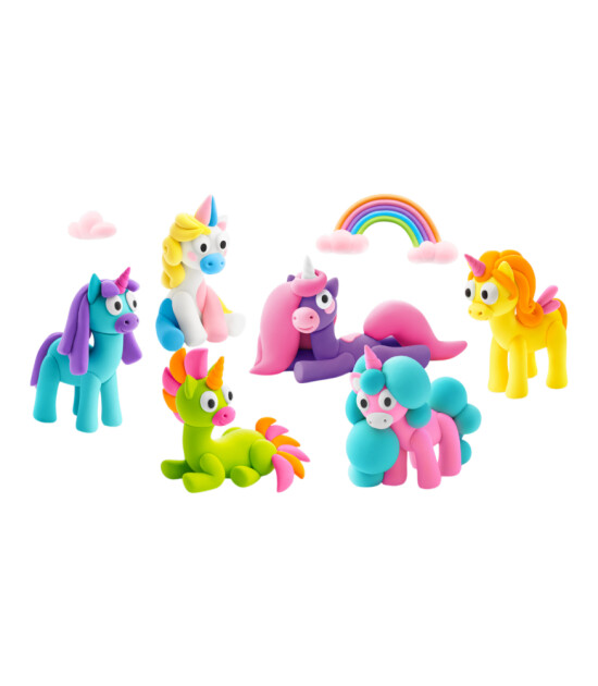 Hey Clay Hava ile Kuruyan Kil (15'li Kutu) // Rainbow Unicorns