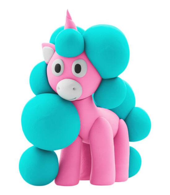 Hey Clay Hava ile Kuruyan Kil (15'li Kutu) // Rainbow Unicorns