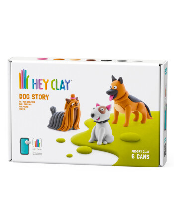 Hey Clay Hava ile Kuruyan Kil (6 Kutu) // K&ouml;pek Hikayesi (Shepherd-Bull Terrier-Yorkie)