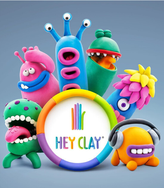 Hey Clay Hava ile Kuruyan Kil (6 Kutu) // Monsters (Hipster-Bigwig-Donut)