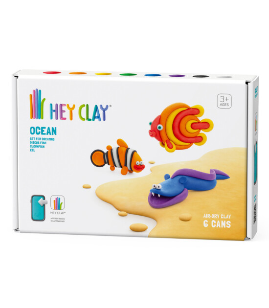 Hey Clay Hava ile Kuruyan Kil (6 Kutu) // Okyanus (Palyaço Balığı-Discus Balığı-Yılan Balığı)