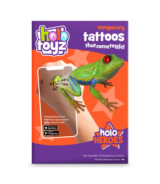 HoloToyz Tattoo - AR Uyumlu Geçici Dövme // Holo Heroes