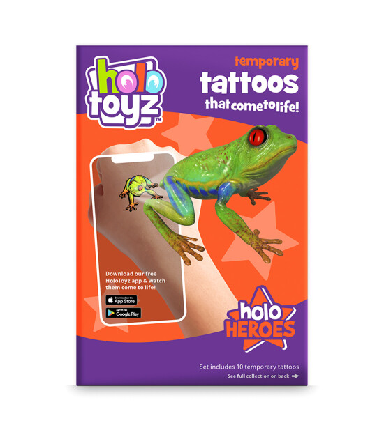 HoloToyz Tattoo - AR Uyumlu Geçici Dövme // Holo Heroes