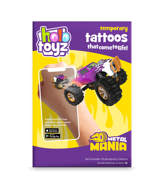 HoloToyz Tattoo - AR Uyumlu Geçici Dövme // Metal Mania