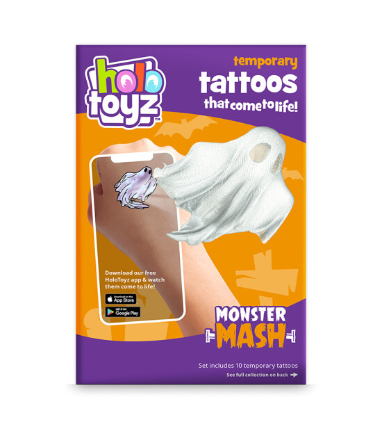 HoloToyz Tattoo - AR Uyumlu Geçici Dövme // Monster Mash