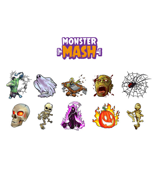 HoloToyz Tattoo - AR Uyumlu Geçici Dövme // Monster Mash