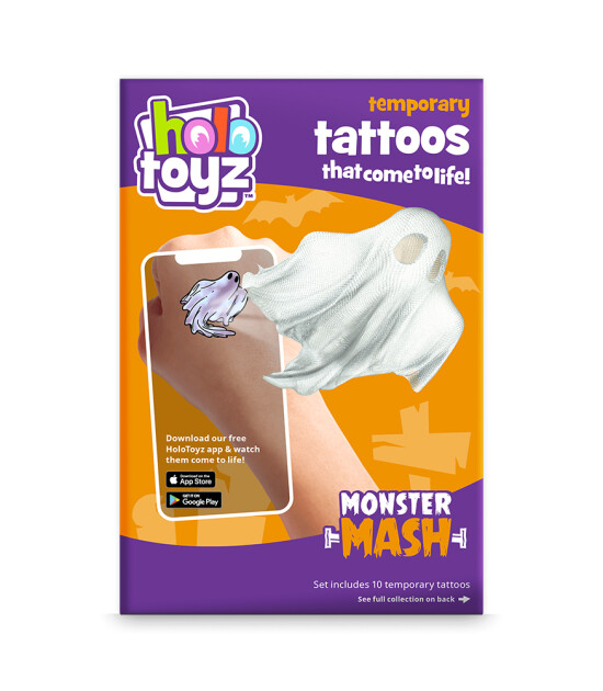HoloToyz Tattoo - AR Uyumlu Geçici Dövme // Monster Mash