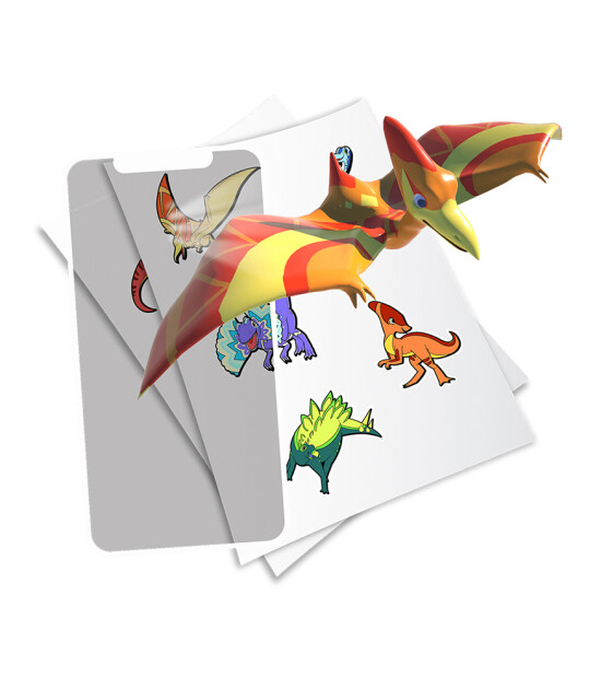 HoloToyz Sticker - AR Uyumlu Etiket // Jurassic Dinos